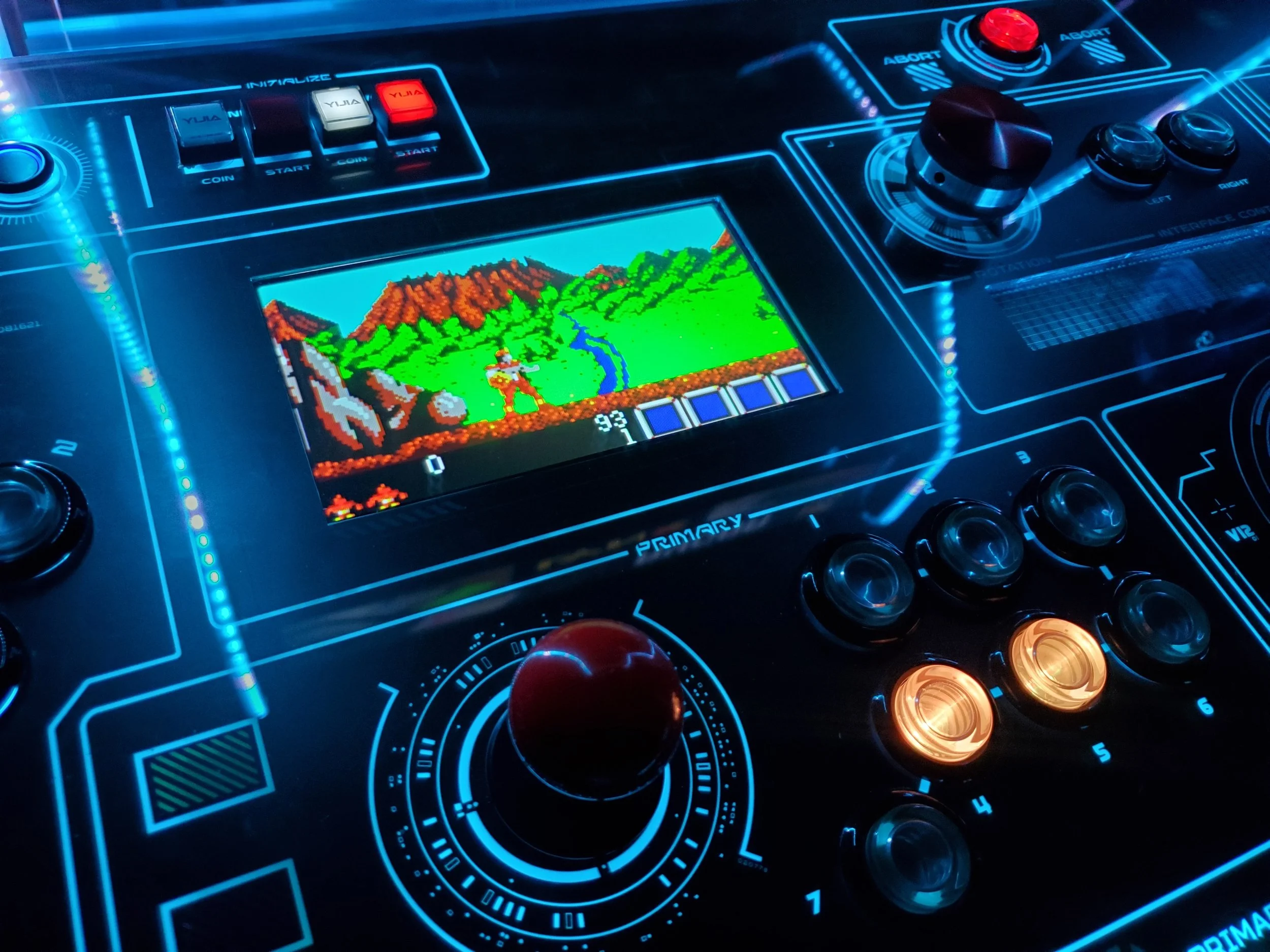 Control Panel LCD — Paradox Arcade Systems